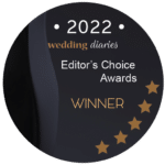 2022 Wedding Diaries Award badge